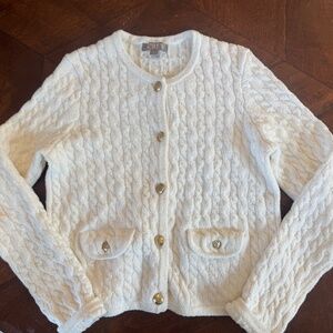 JCREW Odette cable-knit sweater